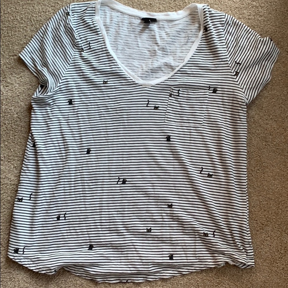 Torrid Stiped V-Neck